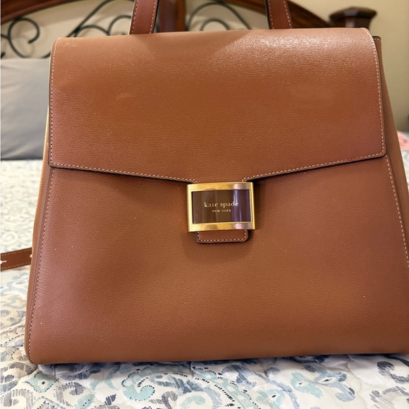 Kate Spade Tan Leather Shoulder Bag
